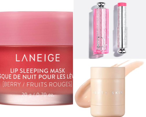 Top lip care products to keep your lips soft, hydrated, and shiny every day. cover photo collage
