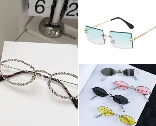 Sunglasses cover photo collage
