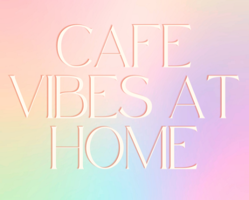 Cafe Vibes at Home☕️ cover photo collage