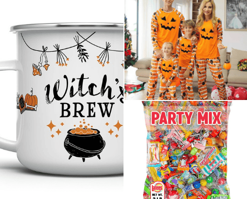 Boo Basket items cover photo collage