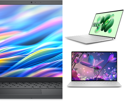 Take your work on the go with our powerful laptops cover photo collage