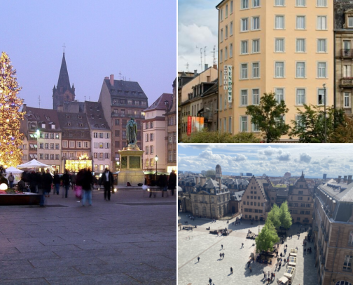 Hotel ideas for a lovely trip, A Walkable Mix of Beautiful Sights & Comfortable Stays Strasbourg, France cover photo collage