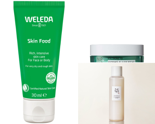 MUA recommended dry and mature skin NEEDS! Makeup & skincare. cover photo collage