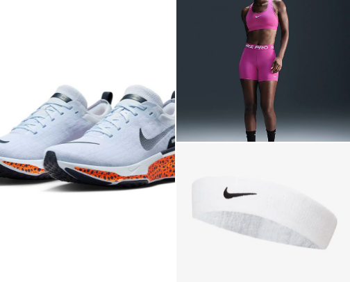 Gym clothes cover photo collage