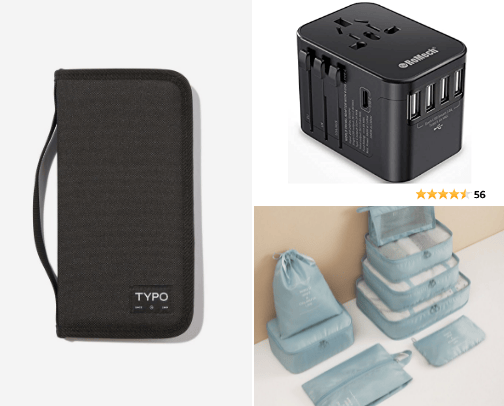 Cheap Travel Essentials cover photo collage