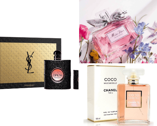 Parfums women 10/10 🔝 cover photo collage