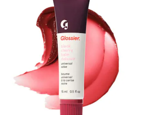 Glossier | Rose Lip Balm cover photo collage