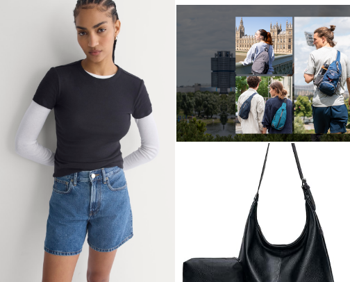 Favourite Denim short cover photo collage