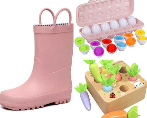 Baby + Toddler girl Easter basket gift ideas🐣 cover photo collage