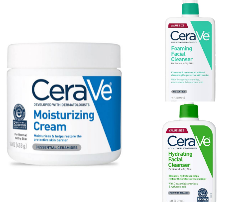 My favorite skin care products cover photo collage