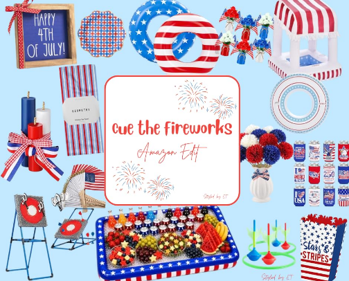 4th of July Hosting Must-Haves: Decor, Tableware & Party Supplies cover photo collage