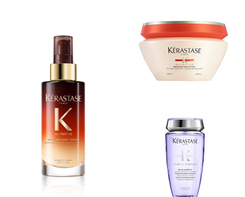 The best hair products - Kerastase cover photo collage