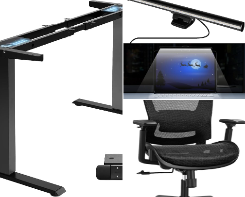 The Ultimate WFH Setup: Ergonomics, Focus & Daily Comfort cover photo collage