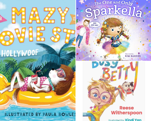 Childrens' Storybooks by Celebrities To Read Together with Your Child cover photo collage