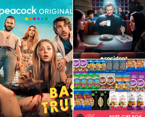 TV and snacks for Summer 2026 cover photo collage