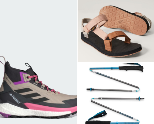 Hiking and Camping Essentials cover photo collage