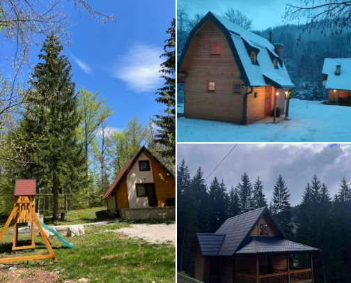 Couzy cottages in the mountains ⛰️ cover photo collage