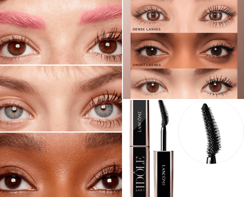 Lashes cover photo collage