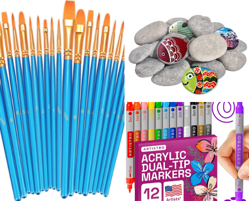 Craft & DIY art supplies ideas for kids and homeschoolers cover photo collage