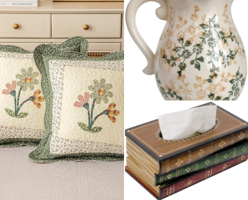 Granny Core Home Decor cover photo collage