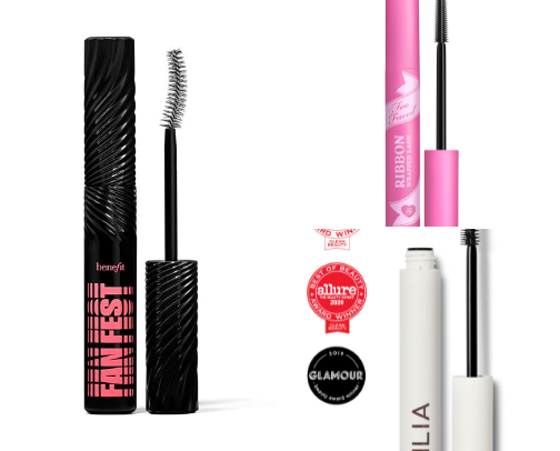 Top Mascaras That Make Your Lashes Look FAKE cover photo collage