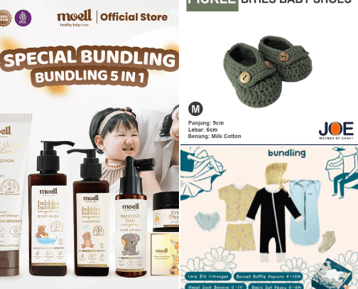 Newborn gift cover photo collage