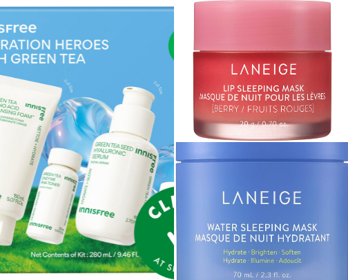 Skincare cover photo collage