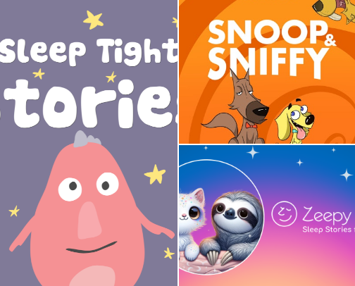 Podcasts for toddlers cover photo collage