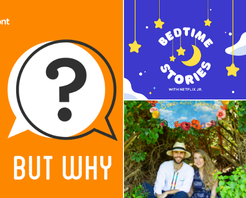 Podcasts for toddlers cover photo collage