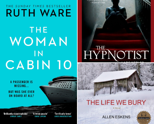 (Links for the US) Breath-holding Thrillers and Crime Novels to Read cover photo collage