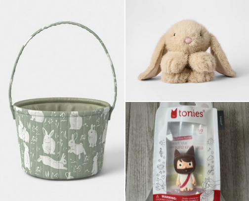 Toddler Easter Basket Stuffers cover photo collage