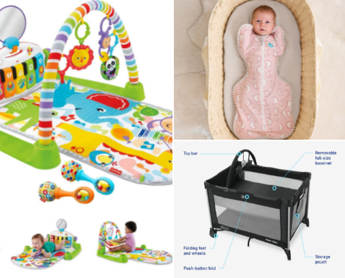 Baby Must Haves cover photo collage