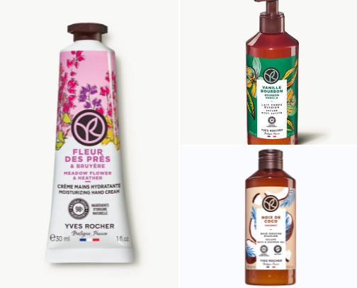 My Yves Rocher favorites cover photo collage