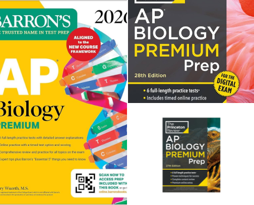 Download - Companions to AP Biology Premium, 2026: Prep Book with 6 Practice Tests + Comprehensive Review + Online Practice (Barron's AP Prep) cover photo collage