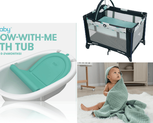 Baby products that make you say "that was easy" cover photo collage