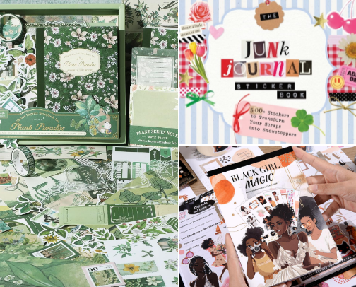 Junk Journal cover photo collage