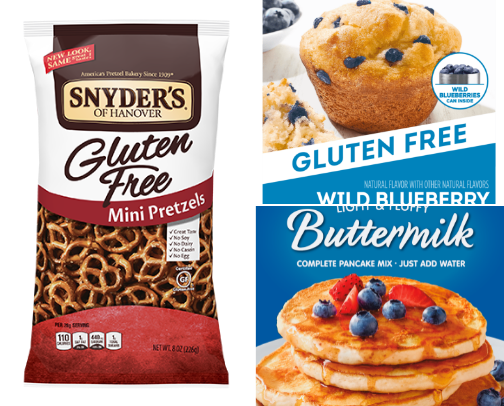 allergy friendly snacks and food 🥜🥛🍞 cover photo collage