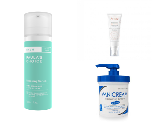 best products for sensitive skin cover photo collage