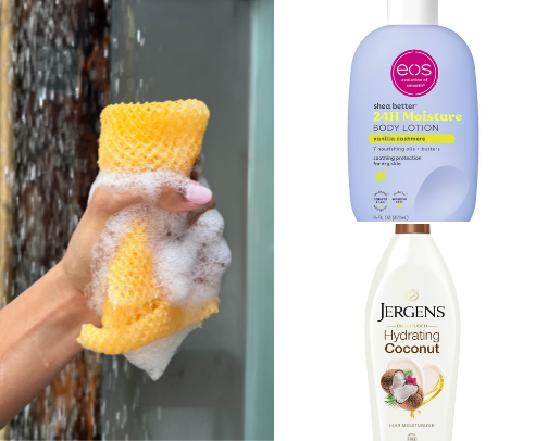 Favorite hygiene products cover photo collage