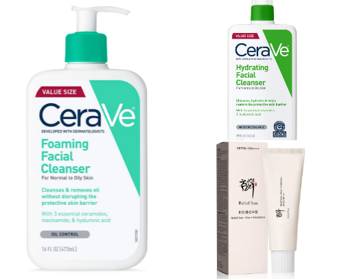 beauty essentials cover photo collage