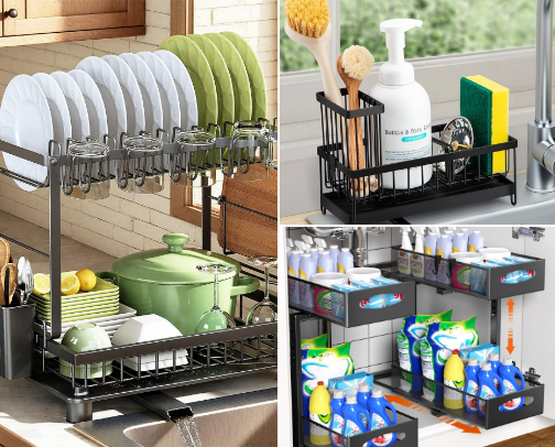 Small Kitchen, Big Potential: Clever Storage Solutions cover photo collage