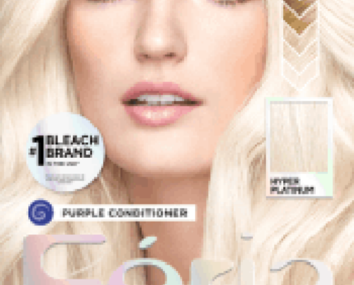 Bright hair cover photo collage