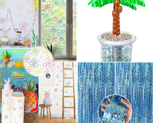 SpongeBob Party Essentials cover photo collage
