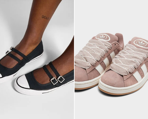 flat shoes cover photo collage