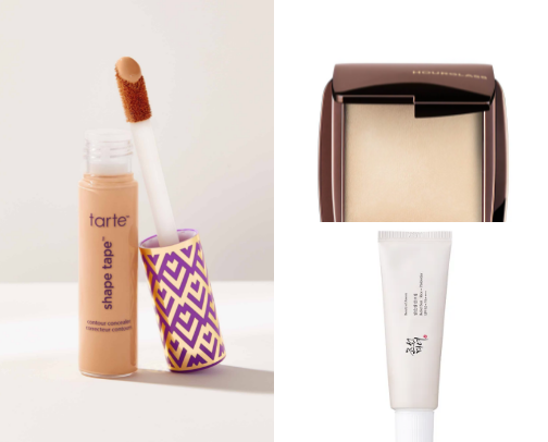 Makeup I swear by cover photo collage