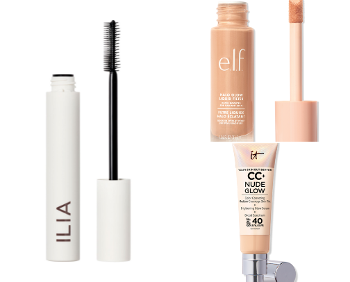 IT girl makeup cover photo collage