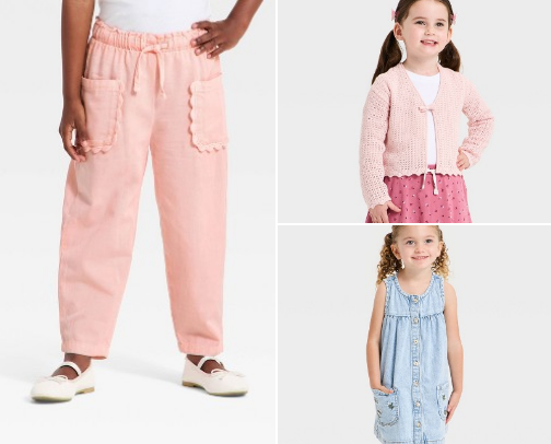 Toddler Spring Affordable Outfits cover photo collage