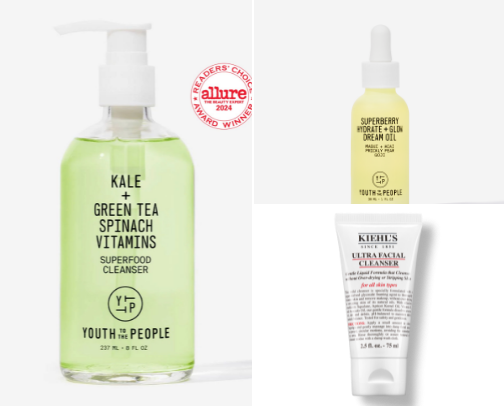 Skincare For All Skin Types cover photo collage