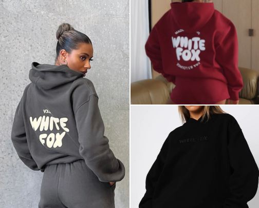 White fox cover photo collage