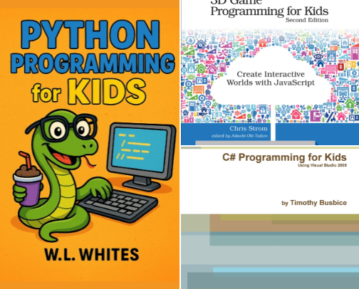 Programming for Kids! cover photo collage